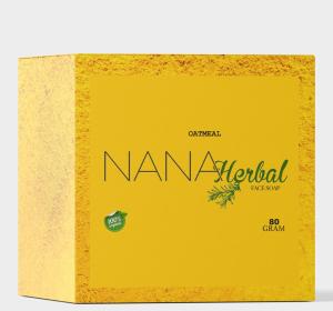 Nana Herbal Turmeric Soap – Natural Brightening & Anti-Acne Bar for Face