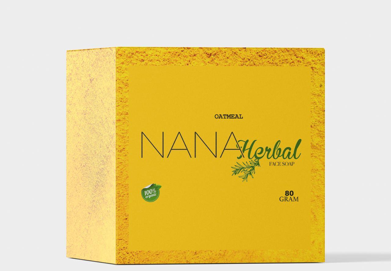 Nana Herbal Turmeric Soap – Natural Brightening & Anti-Acne Bar for Face