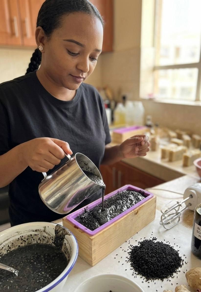 Black seed soap and our ingredient