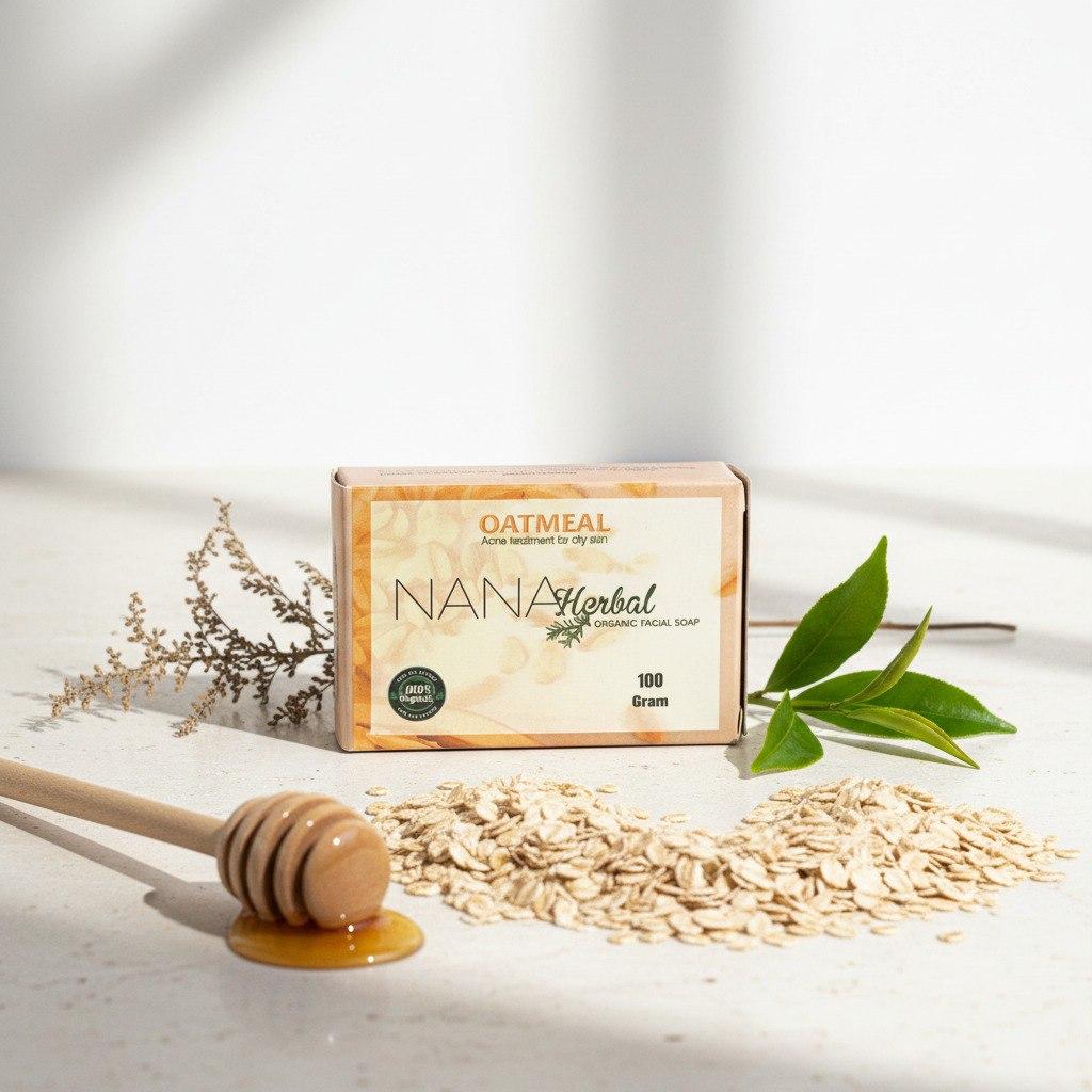 NanaOatmeal Soap – For Oily & Acne-Prone Skin