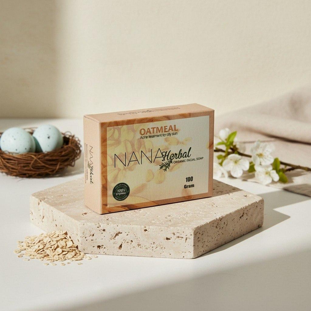NanaOatmeal Soap – For Oily & Acne-Prone Skin