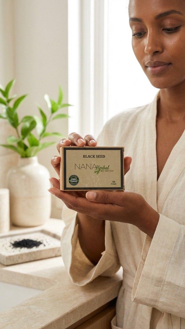 NanaHerbal Black Seed Soap – Deep Moisture & Skin Repair