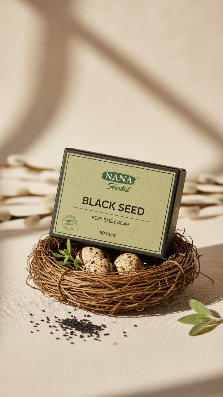 NanaHerbal Black Seed Soap – Deep Moisture & Skin Repair